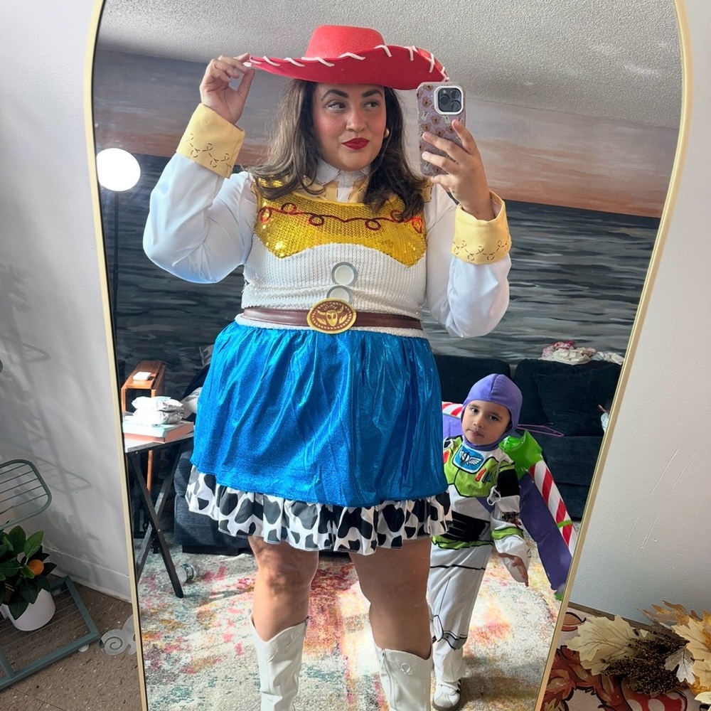 Toy Story plus size Jessie dress with sequins